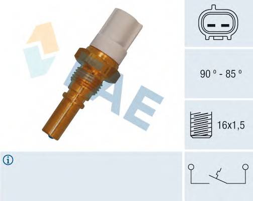 FAE 36545 Термовыключатель, вентилятор радиатора