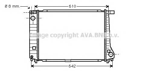 AVA QUALITY COOLING BW2104 Радиатор, охлаждение двигателя