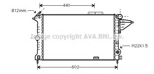 AVA QUALITY COOLING OLA2119 Радиатор, охлаждение двигателя