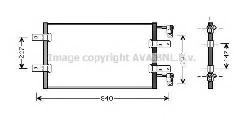 AVA QUALITY COOLING RTA5314 Конденсатор, кондиціонер