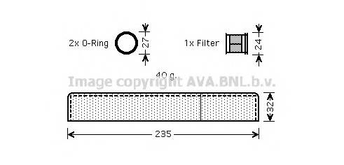 AVA QUALITY COOLING TOD349 Осушитель, кондиционер