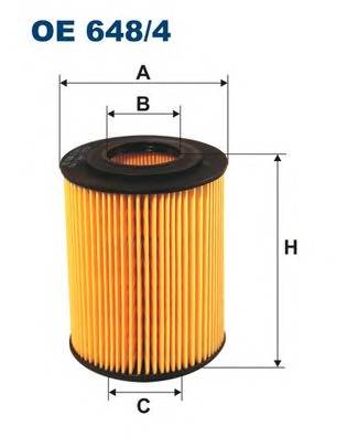 FILTRON OE648/4 Масляный фильтр