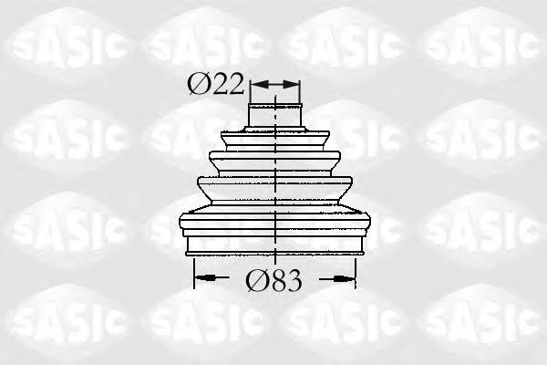 SASIC 4003437 Комплект пильника, приводний