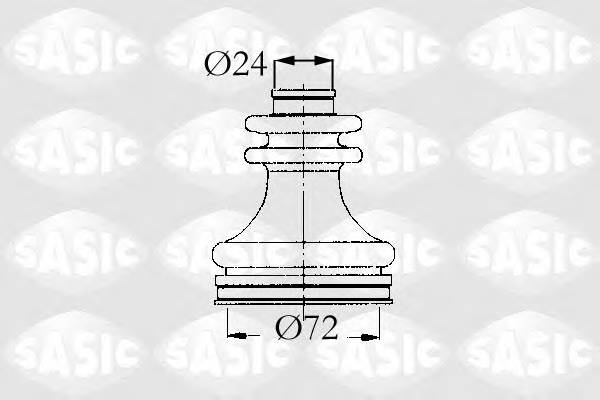 SASIC 4003449 Комплект пильника, приводний