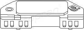 TOPRAN 202 012 Коммутатор, система зажигания