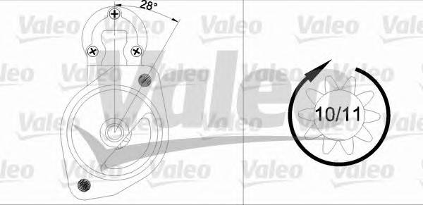 VALEO 436002 Стартер