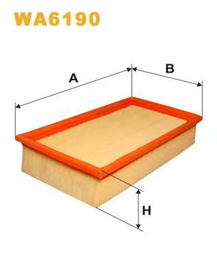 WIX FILTERS WA6190 Воздушный фильтр