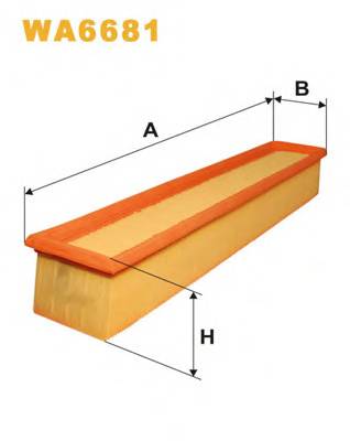 WIX FILTERS WA6681 Воздушный фильтр