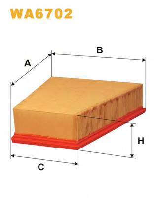WIX FILTERS WA6702 Воздушный фильтр