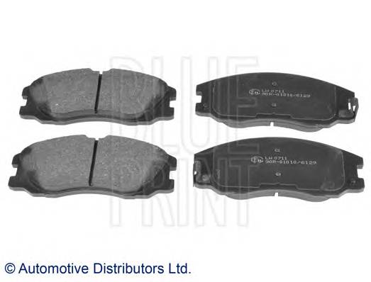 BLUE PRINT ADG04285 Комплект гальмівних колодок,