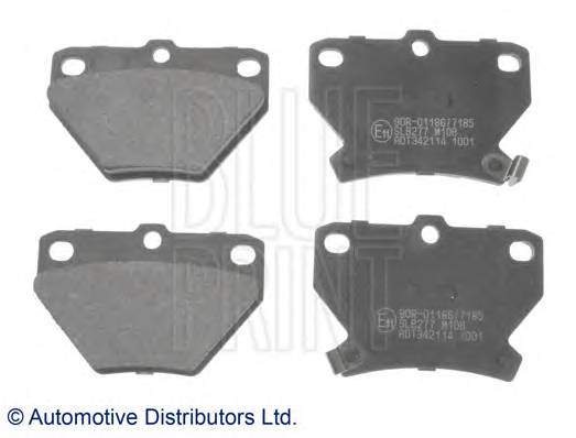 BLUE PRINT ADT342114 Комплект тормозных колодок,