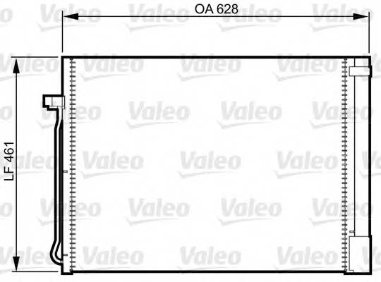 VALEO 814367 Конденсатор, кондиционер