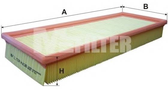 MFILTER K438 Фільтр салону