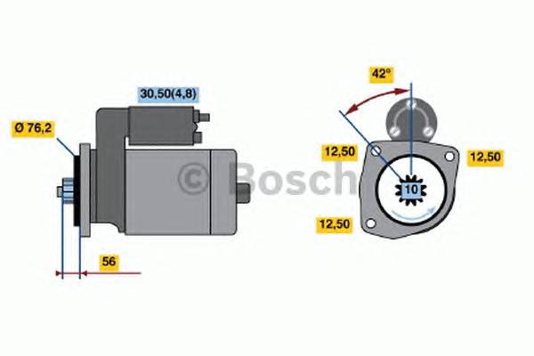 BOSCH 0 986 020 240 Стартер