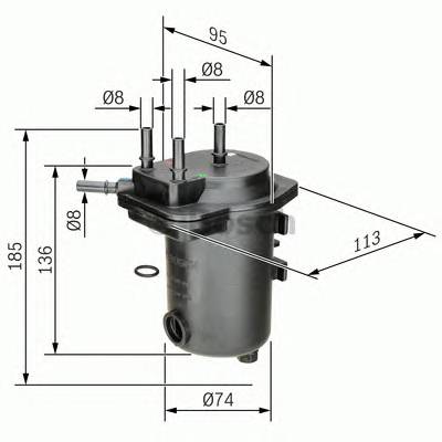 BOSCH 0 450 907 012 Топливный фильтр