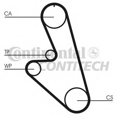 CONTITECH CT959 Ремінь ГРМ