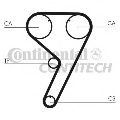 CONTITECH CT608 Ремінь ГРМ