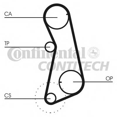 CONTITECH CT637K1 Комплект ременя ГРМ