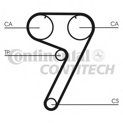 CONTITECH CT670 Ремінь ГРМ