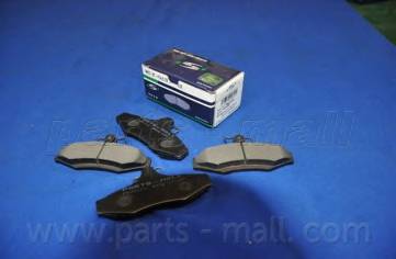 PARTS-MALL PKC-010 Комплект тормозных колодок,