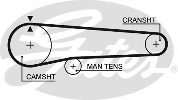 GATES 5219 Ремень ГРМ