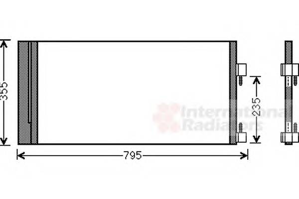 VAN WEZEL 43005430 Конденсатор, кондиціонер