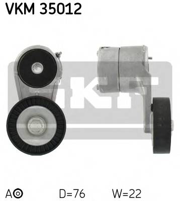 SKF VKM 35012 Натяжний ролик, полікліновий