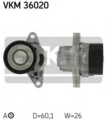 SKF VKM 36020 Натяжной ролик, поликлиновой