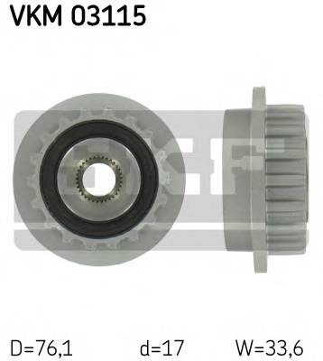 SKF VKM 03115 Механизм свободного хода