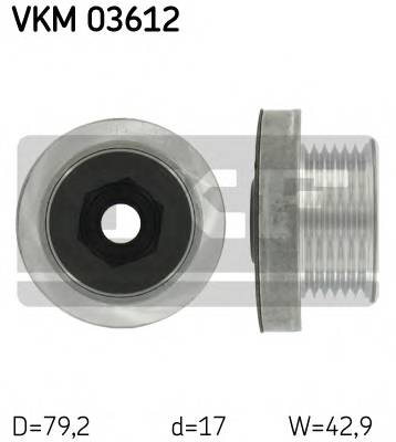 SKF VKM 03612 Механизм свободного хода