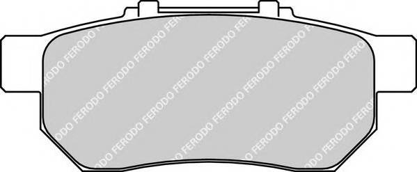 FERODO FDB778 Комплект гальмівних колодок,