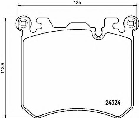 BREMBO P 06 077 KLOCKI HAM. BMW