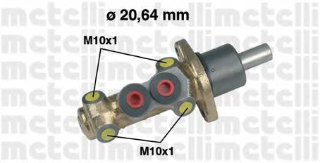 METELLI 05-0142 Главный тормозной цилиндр