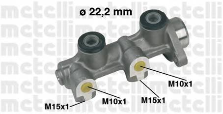 METELLI 05-0336 Главный тормозной цилиндр