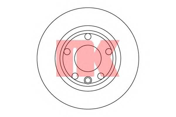NK 204732 Гальмівний диск