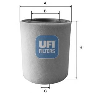 UFI 27.A48.00 Повітряний фільтр