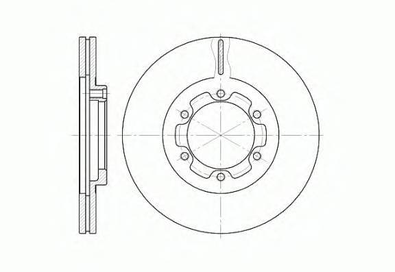 ROADHOUSE 6188.10 Тормозной диск