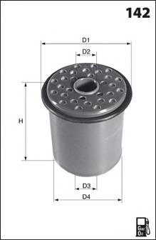 MECAFILTER ELG5226 Топливный фильтр