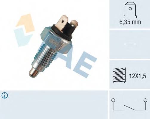 FAE 40380 Выключатель, фара заднего