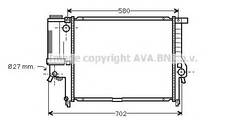 AVA QUALITY COOLING BW2140 Радиатор, охлаждение двигателя