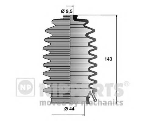 NIPPARTS J2844002 Комплект пильника, рульове