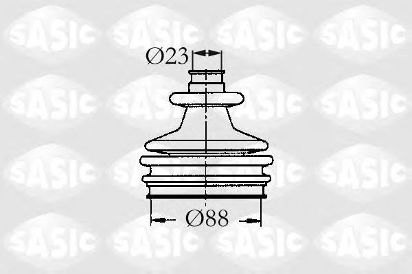 SASIC 2933803 Комплект пылника, приводной