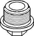 TOPRAN 107 500 Резьбовая пробка, маслянный