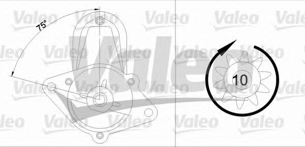 VALEO 458228 Стартер