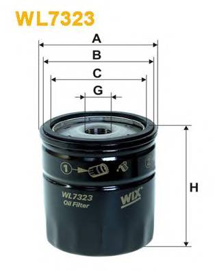 WIX FILTERS WL7323 Масляный фильтр