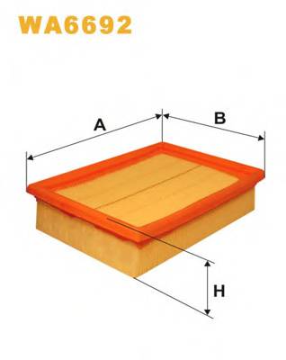 WIX FILTERS WA6692 Повітряний фільтр