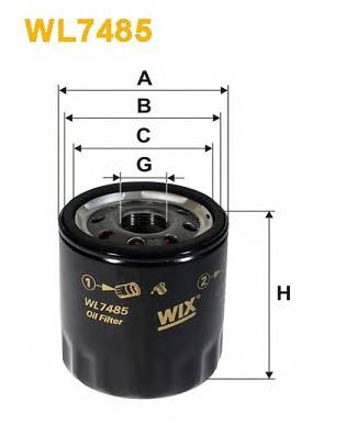 WIX FILTERS WL7485 Масляный фильтр