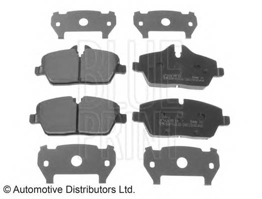 BLUE PRINT ADG04297 Комплект гальмівних колодок,