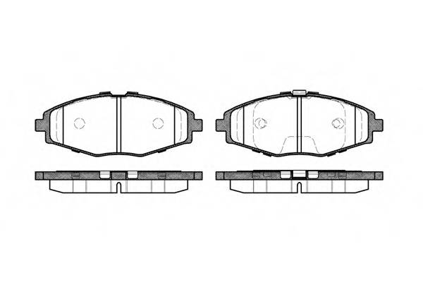 WOKING P7963.00 Комплект гальмівних колодок,