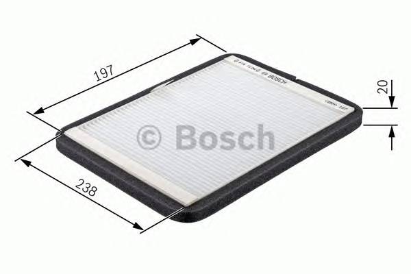 BOSCH 1 987 432 204 Фільтр, повітря у